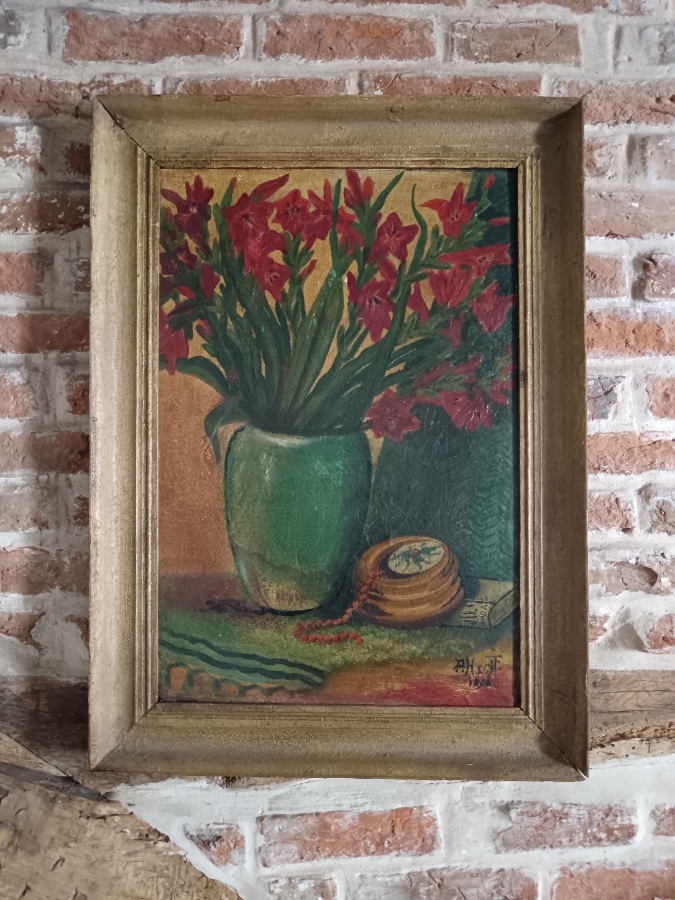 Late 19th Century Floral Still Life Oil Painting, Dated 1896 (1).jpg